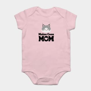 Maine Coon Mom / Maine Coon Cat Mama / Funny Cat Shirt / Gift for Maine Coon Cat Baby Bodysuit